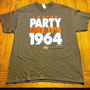 Vintage Y2K Party Like It's 1964 Championship Cleveland Browns T-Shirt XL‎
